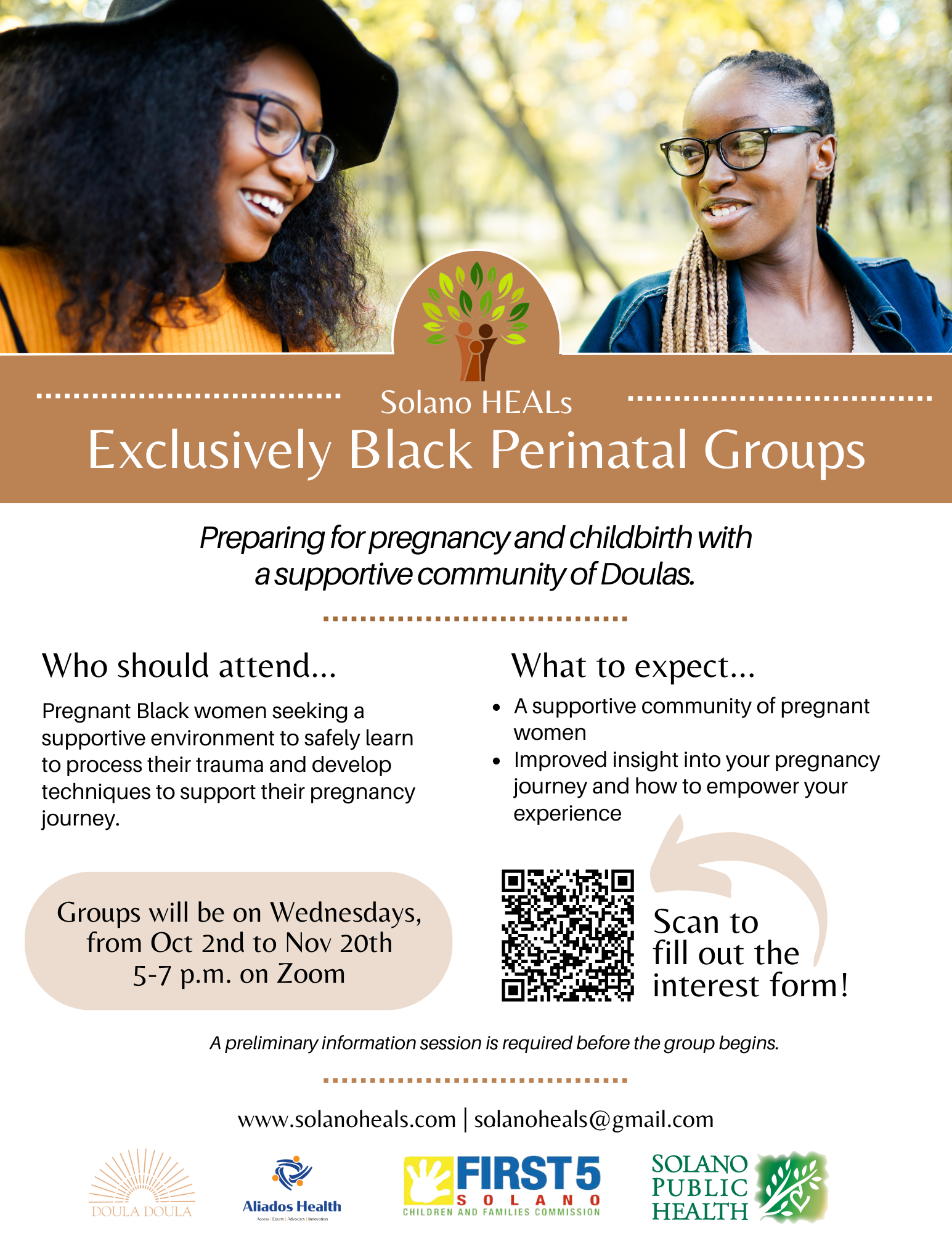 Solano HEALs - Exclusively Black Perinatal Groups